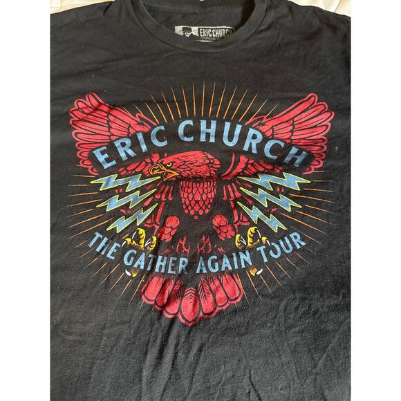 ERIC CHURCH CONCERT TEE size Small S “The Gather Again Tour” - Picture 2 of 4